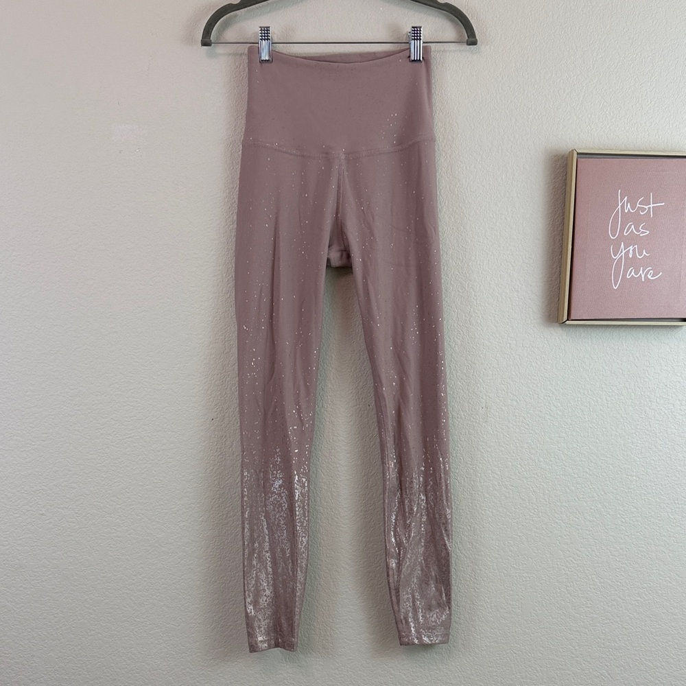 Beyond Yoga Sparkly High-Waisted Leggings Size Small